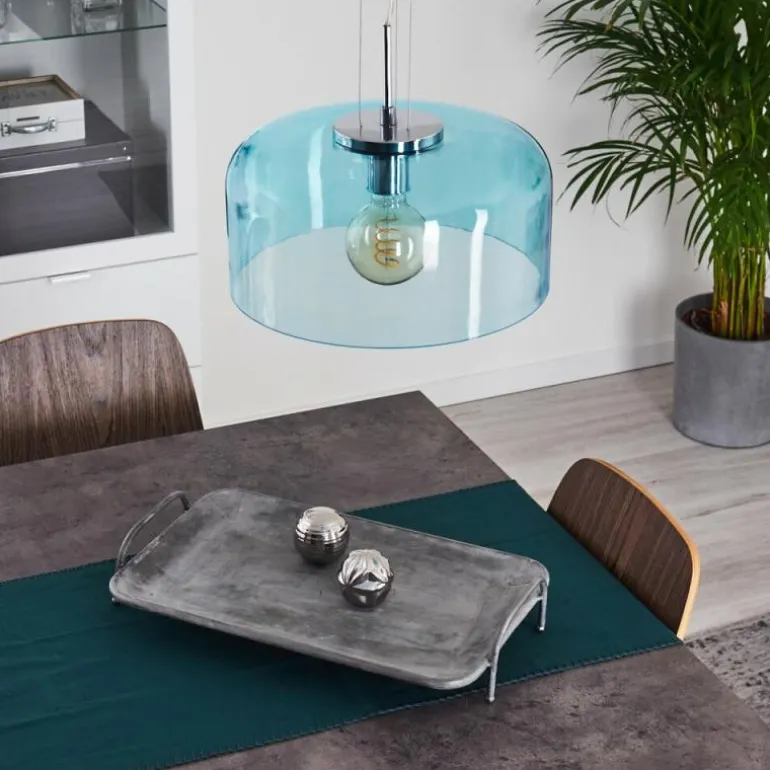 Suspension Tembotalo Chrome, 1 lumière