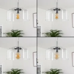 Suspension Tembotalo Chrome, 1 lumière