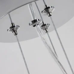 Suspension Tembotalo Chrome, 1 lumière