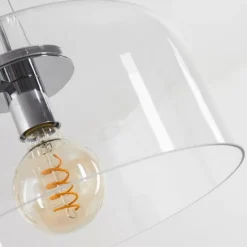 Suspension Tembotalo Chrome, 1 lumière