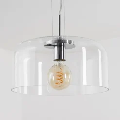Suspension Tembotalo Chrome, 1 lumière