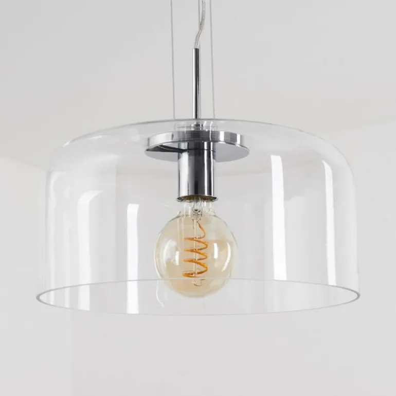 Suspension Tembotalo Chrome, 1 lumière
