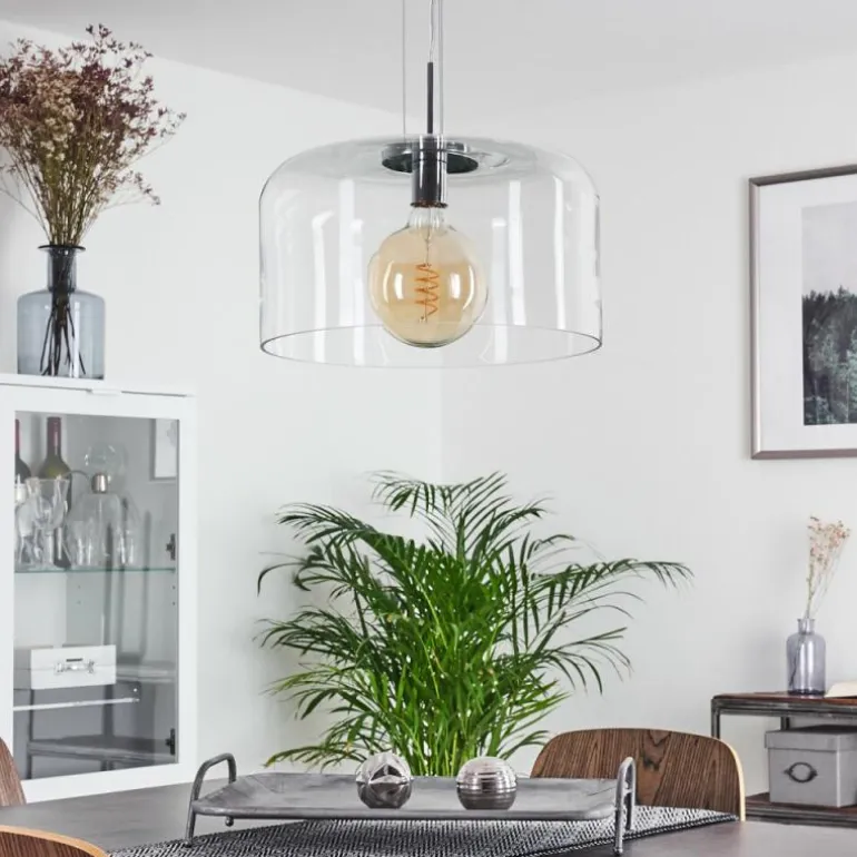 Suspension Tembotalo Chrome, 1 lumière