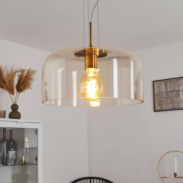 Suspension Tembotalo Laiton, 1 lumière