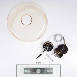 Suspension Tembotalo Laiton, 1 lumière