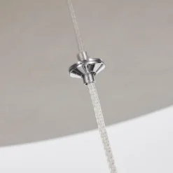Suspension Toga LED Nickel mat, 3 lumières