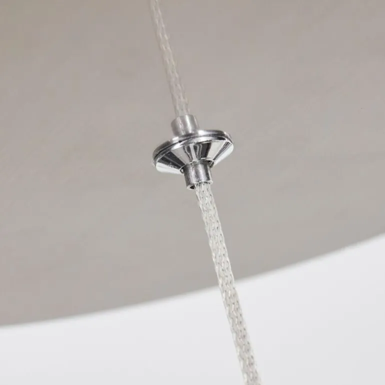 Suspension Toga LED Nickel mat, 3 lumières