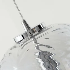 Suspension Tomboul Chrome, 1 lumière