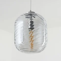 Suspension Tomboul Chrome, 1 lumière