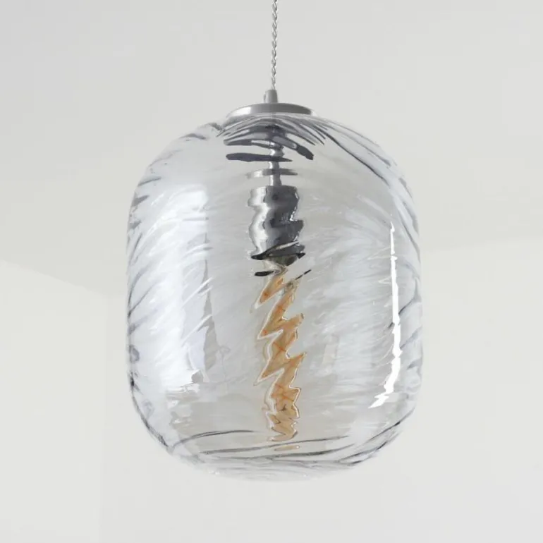 Suspension Tomboul Chrome, 1 lumière