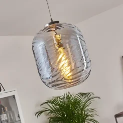 Suspension Tomboul Chrome, 1 lumière