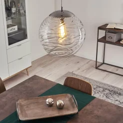 Suspension Tomboul Chrome, 1 lumière
