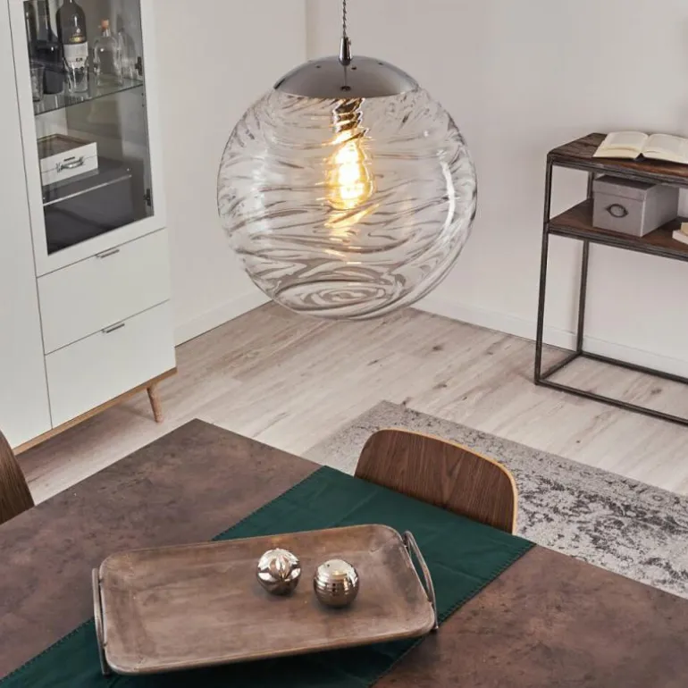 Suspension Tomboul Chrome, 1 lumière