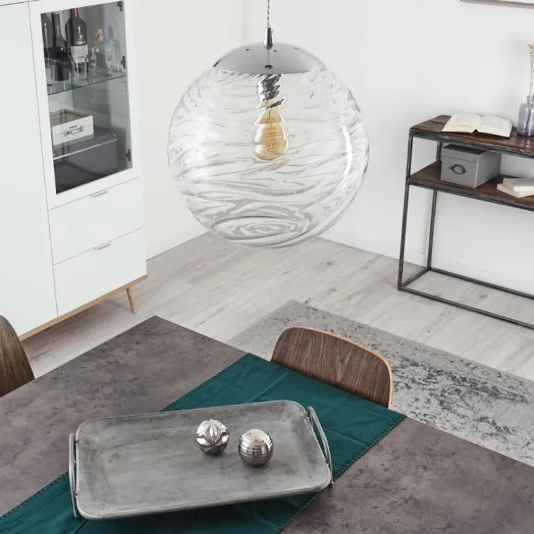 Suspension Tomboul Chrome, 1 lumière