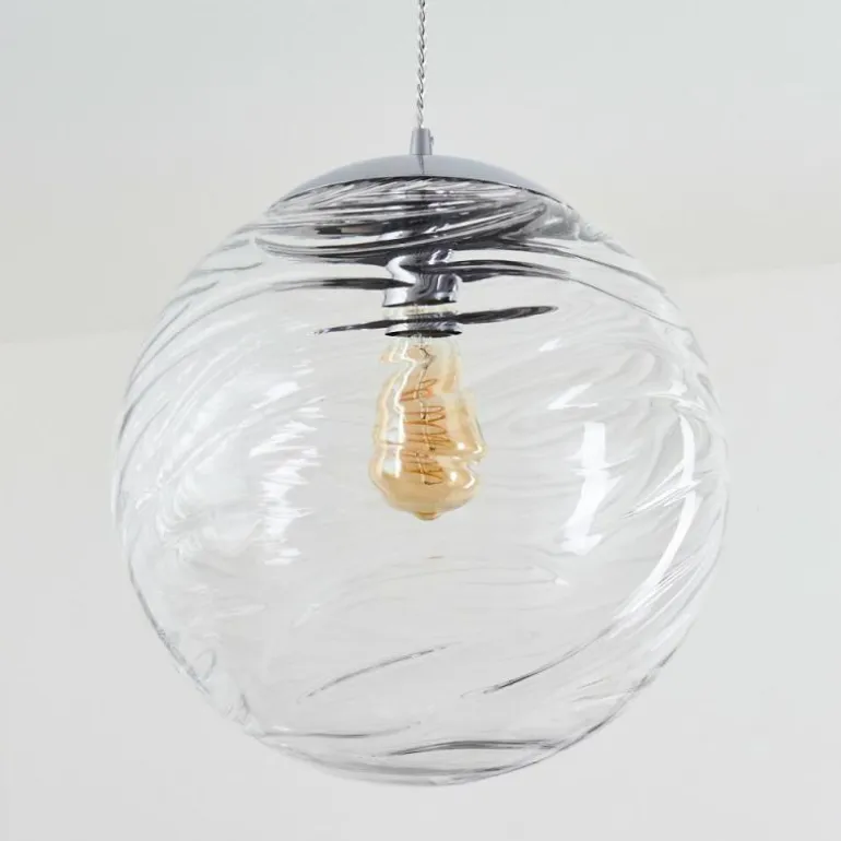Suspension Tomboul Chrome, 1 lumière