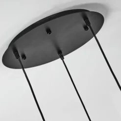Suspension Traak Noir, 3 lumières