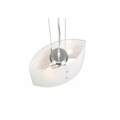 Suspension Trio Elisa Chrome, 2 lumières