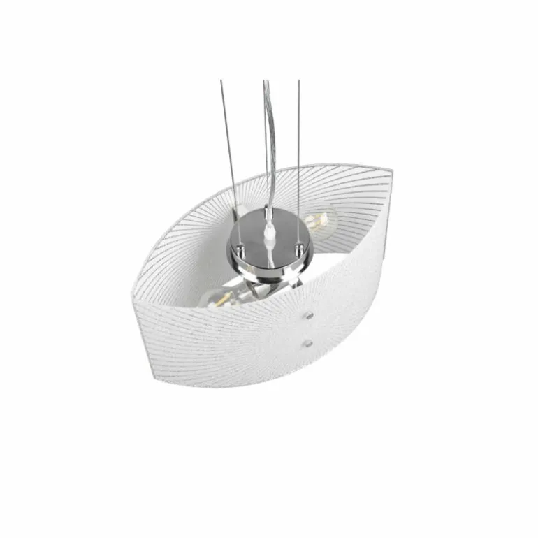 Suspension Trio Elisa Chrome, 2 lumières