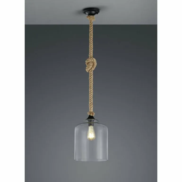 Suspension Trio JUDITH Brun, Noir, 1 lumière