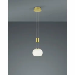 Suspension Trio Madison LED Laiton, 1 lumière
