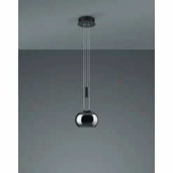 Suspension Trio Madison LED Noir, 1 lumière