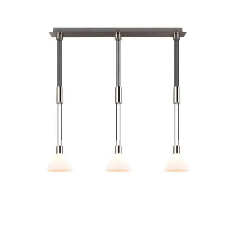 Suspension Trio STANLEY Nickel mat, 3 lumières