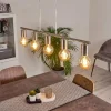 Suspension Tulla Nickel mat, 5 lumières