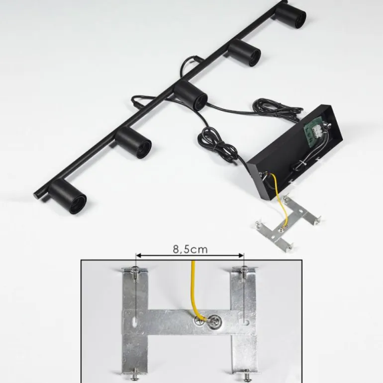 Suspension Tulla Noir, 5 lumières