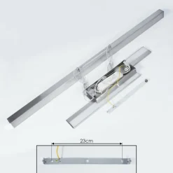 Suspension Tumbila LED Nickel mat, 1 lumière