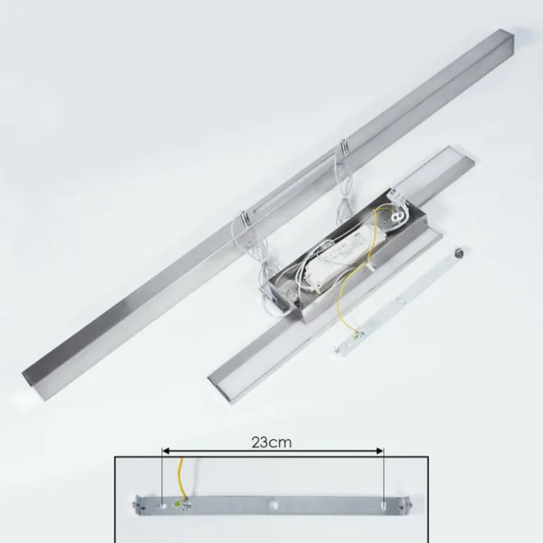 Suspension Tumbila LED Nickel mat, 1 lumière