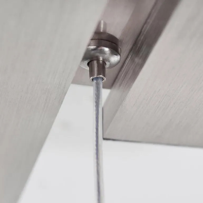 Suspension Tumbila LED Nickel mat, 1 lumière