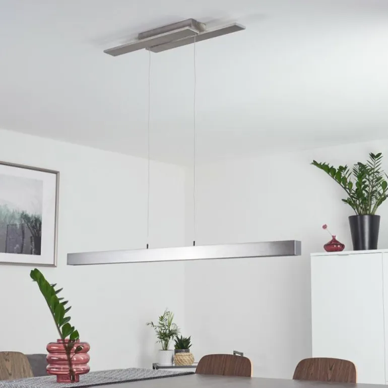Suspension Tumbila LED Nickel mat, 1 lumière