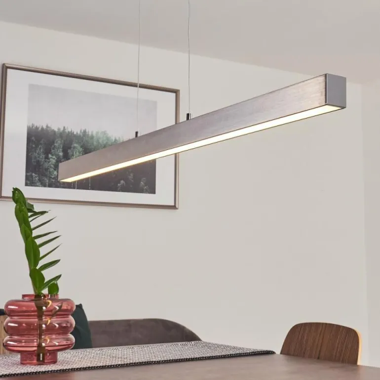 Suspension Tumbila LED Nickel mat, 1 lumière