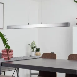 Suspension Tumbila LED Nickel mat, 1 lumière