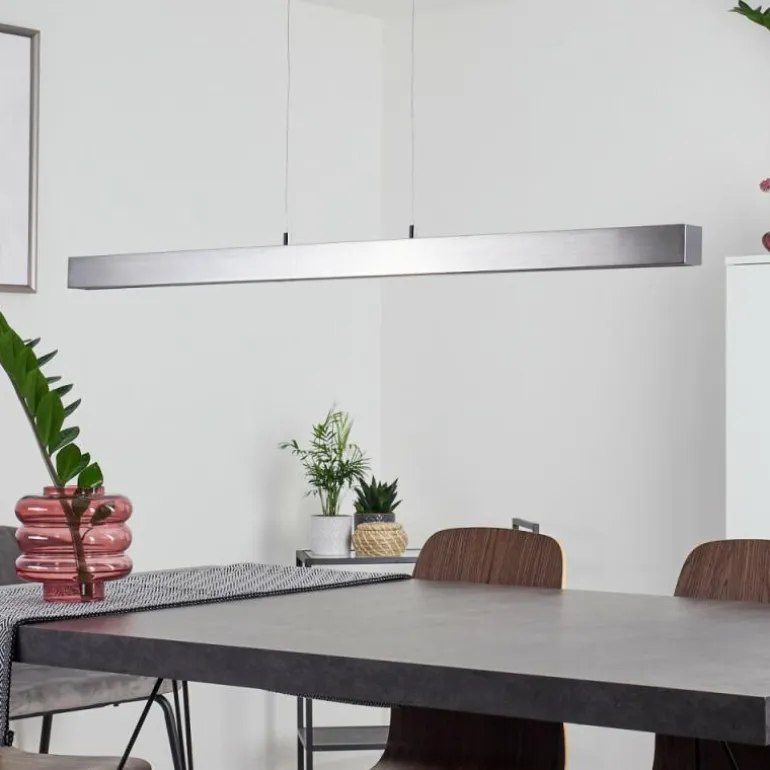 Suspension Tumbila LED Nickel mat, 1 lumière