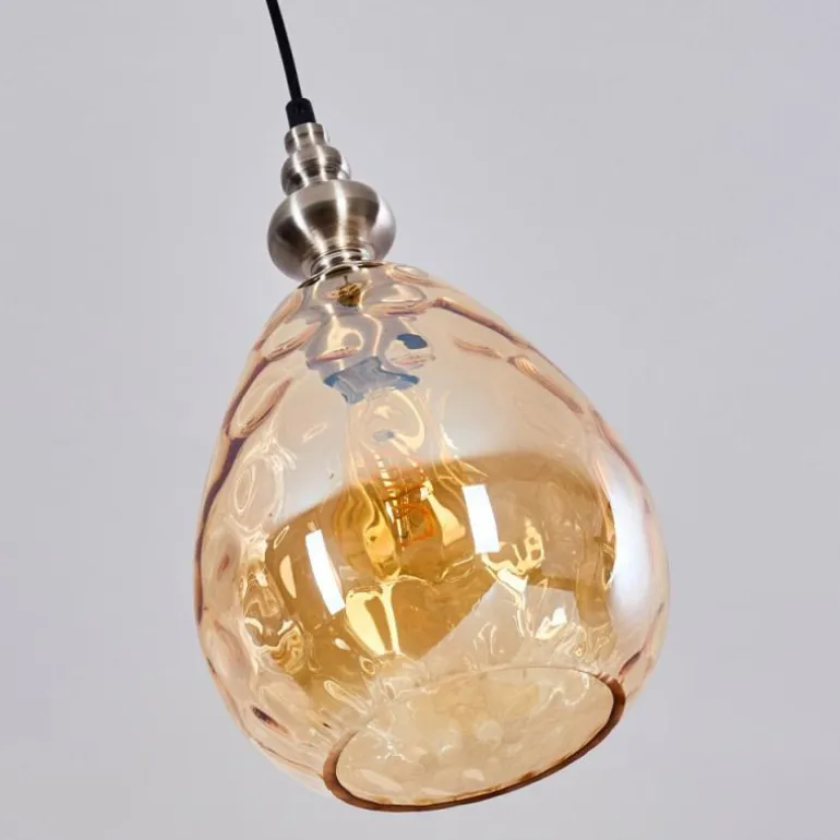 Suspension Uddebo Nickel mat, Noir, 1 lumière