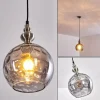 Suspension Uddebo Nickel mat, 1 lumière
