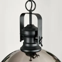 Suspension Vassen Noir, 1 lumière
