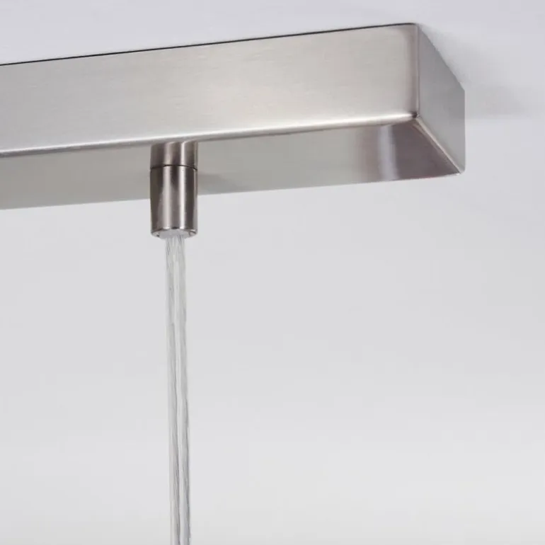 Suspension Ventimiglia Nickel mat, 4 lumières