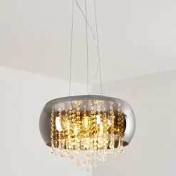 Suspension Ventspils Chrome, 1 lumière