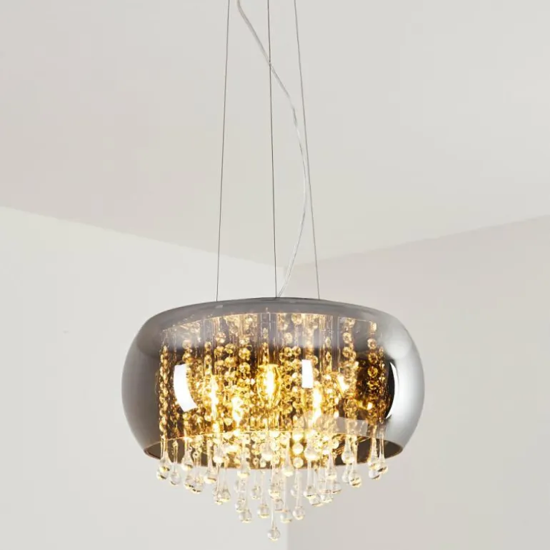 Suspension Ventspils Chrome, 1 lumière