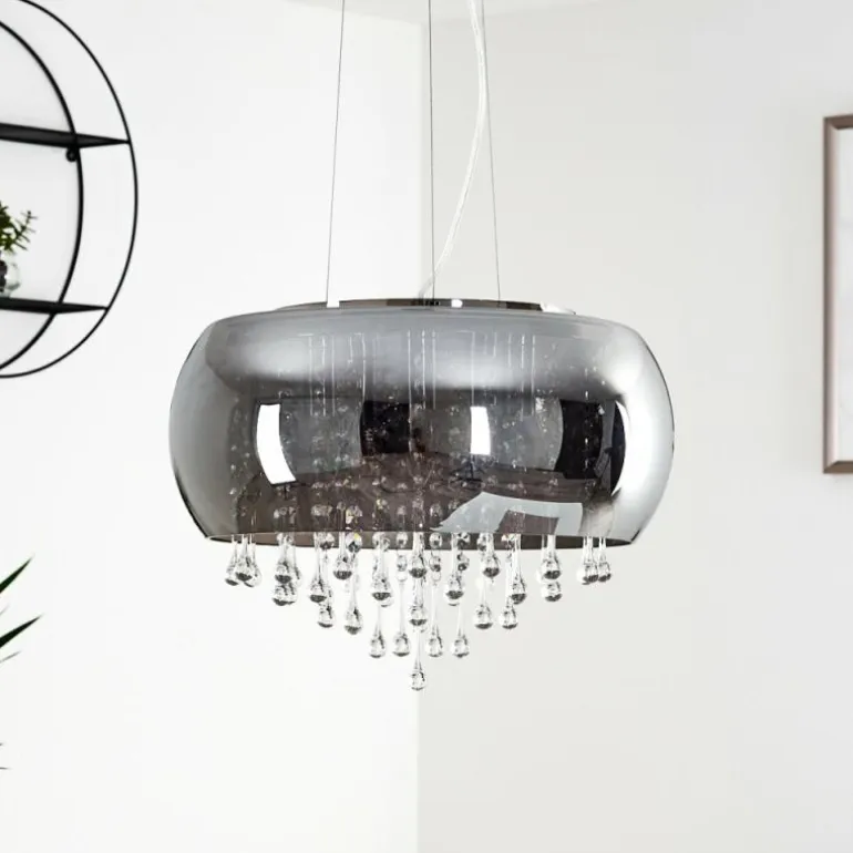 Suspension Ventspils Chrome, 1 lumière