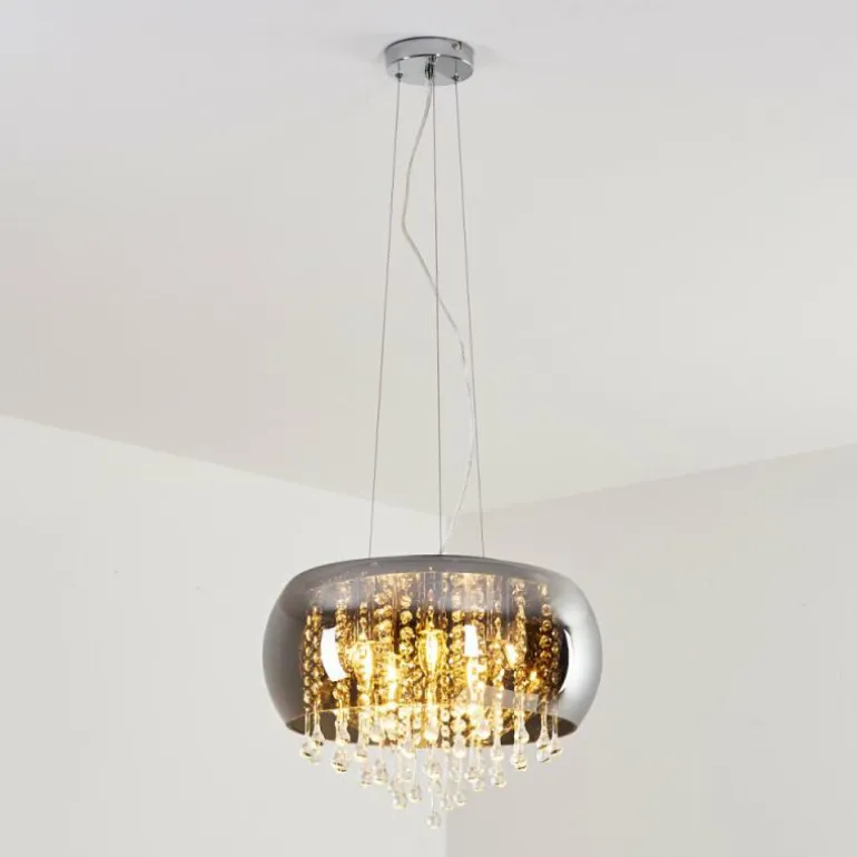 Suspension Ventspils Chrome, 1 lumière