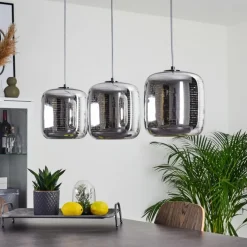 Suspension Verasara Chrome, 3 lumières