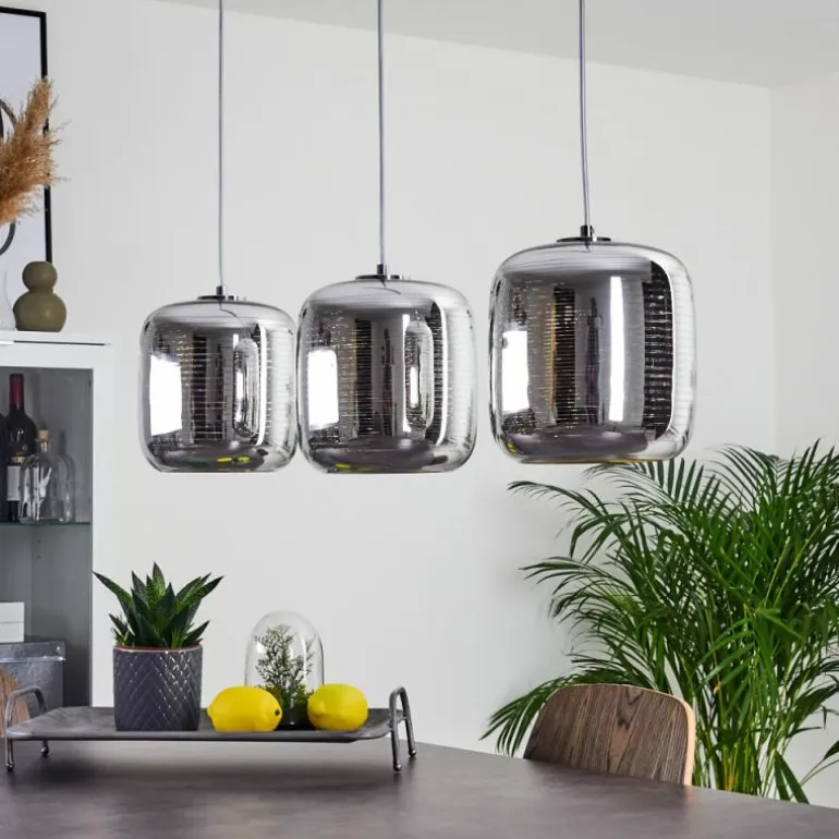 Suspension Verasara Chrome, 3 lumières