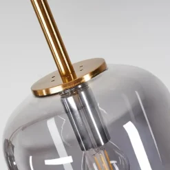 Suspension Verbania Laiton, 3 lumières