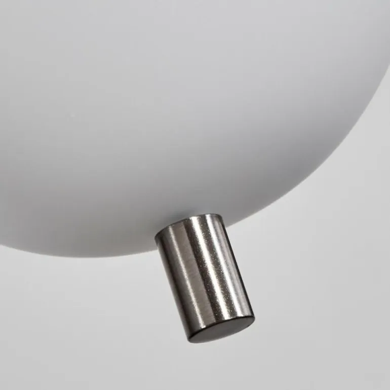 Suspension Verbania Nickel mat, 5 lumières