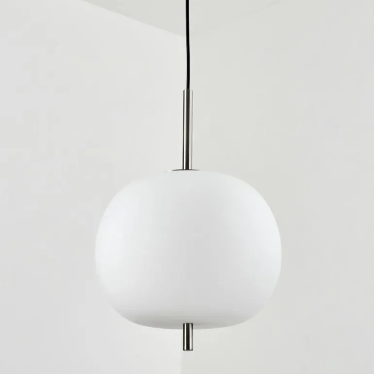 Suspension Verbania Nickel mat, 1 lumière