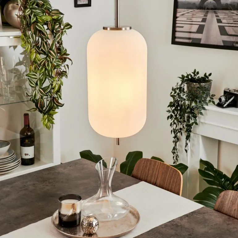 Suspension Verbania Nickel mat, 1 lumière