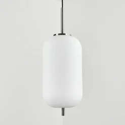 Suspension Verbania Nickel mat, 1 lumière
